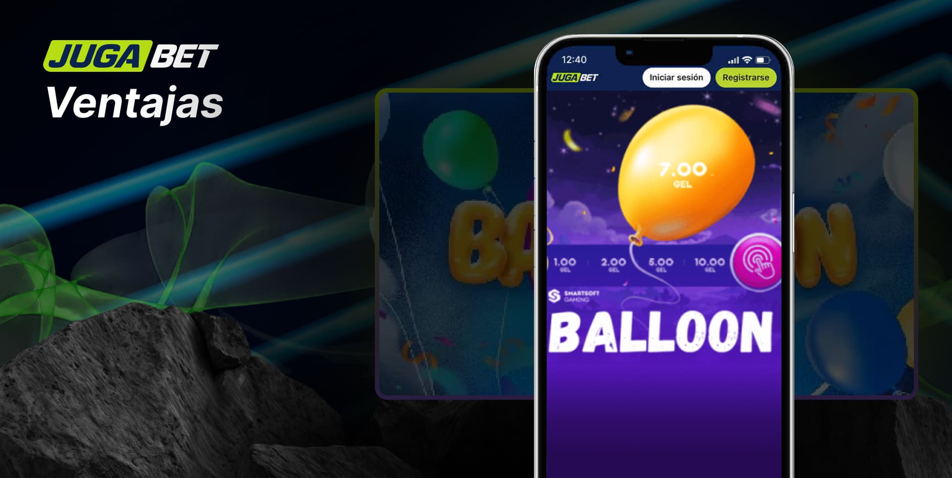 Jugabet Chile sección Juegos Balloon aprovecha al máximo el juego con ofertas de bonos de la plataforma