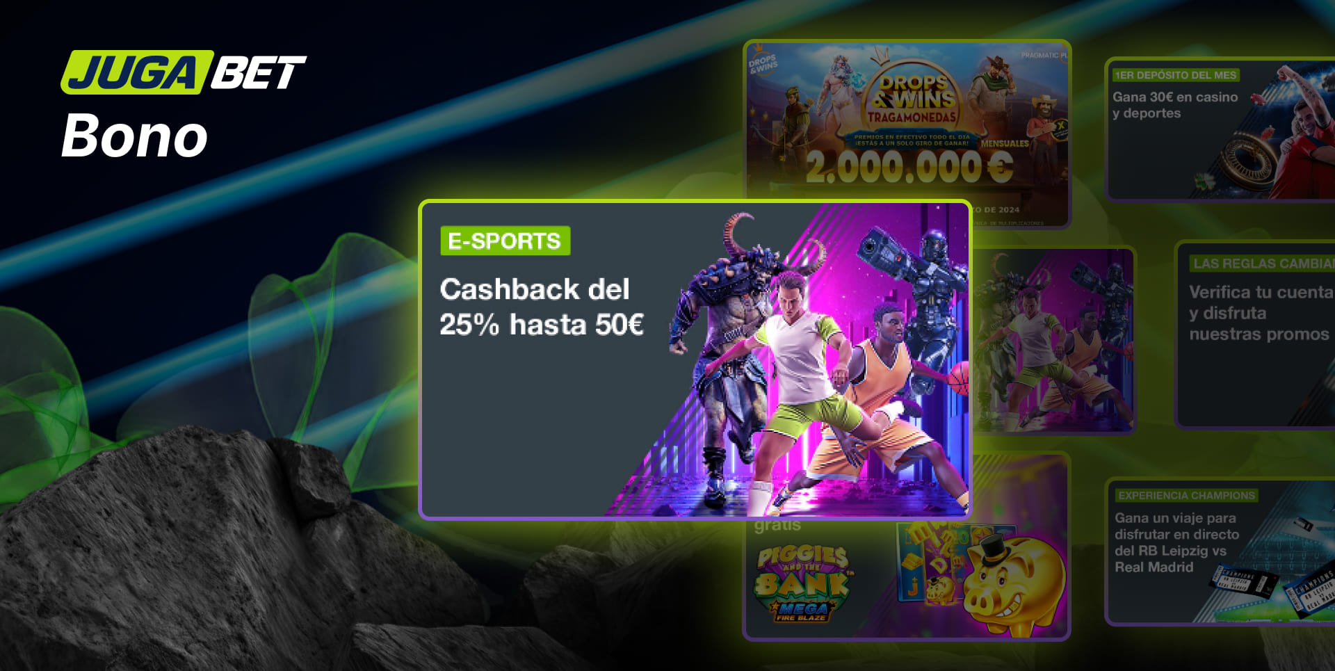 Plataforma de bonos y ofertas promocionales de Jugabet Chile para el juego más rentable