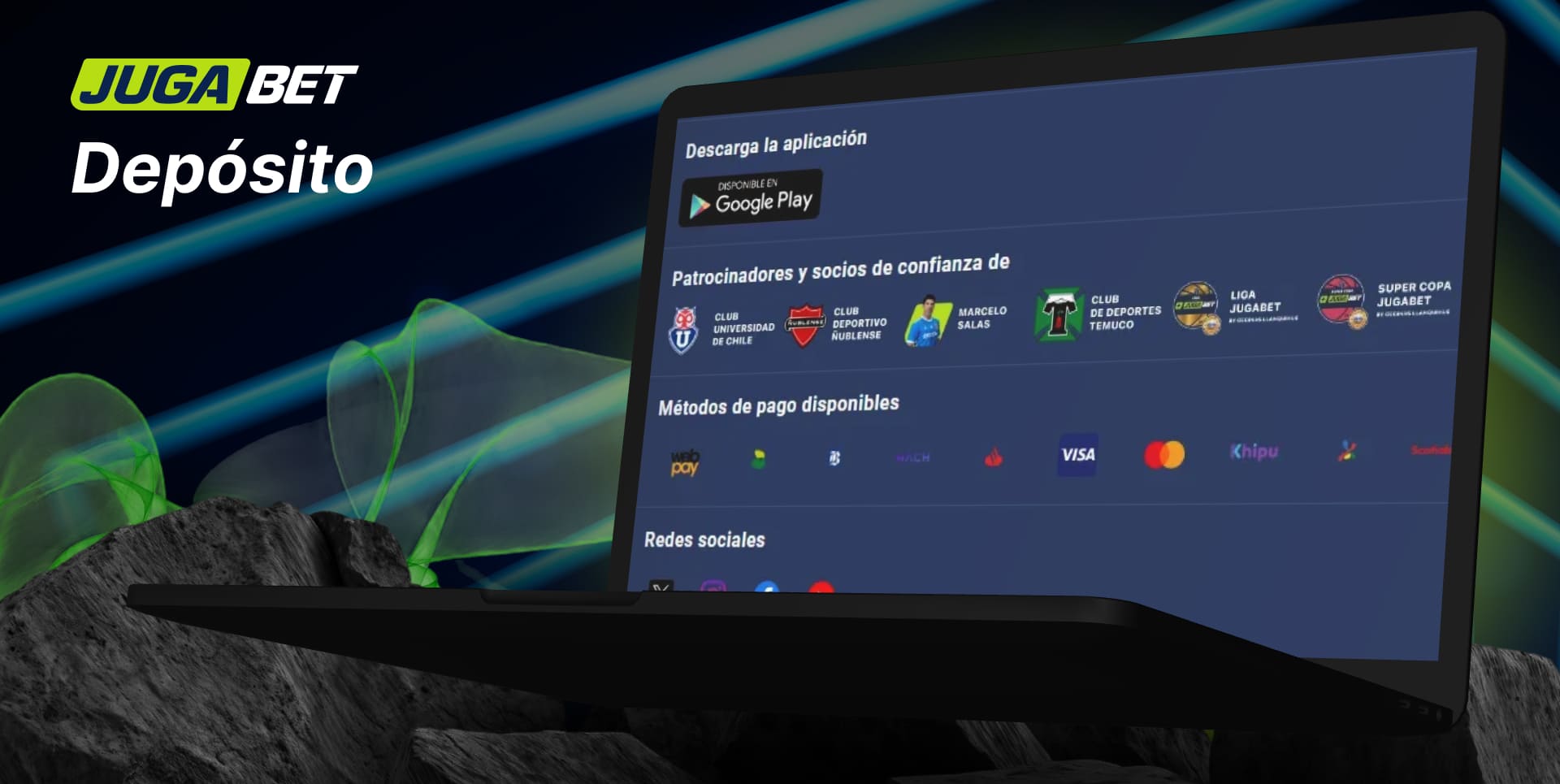 Principales formas de depositar en la plataforma de Jugabet Chile para seguir jugando