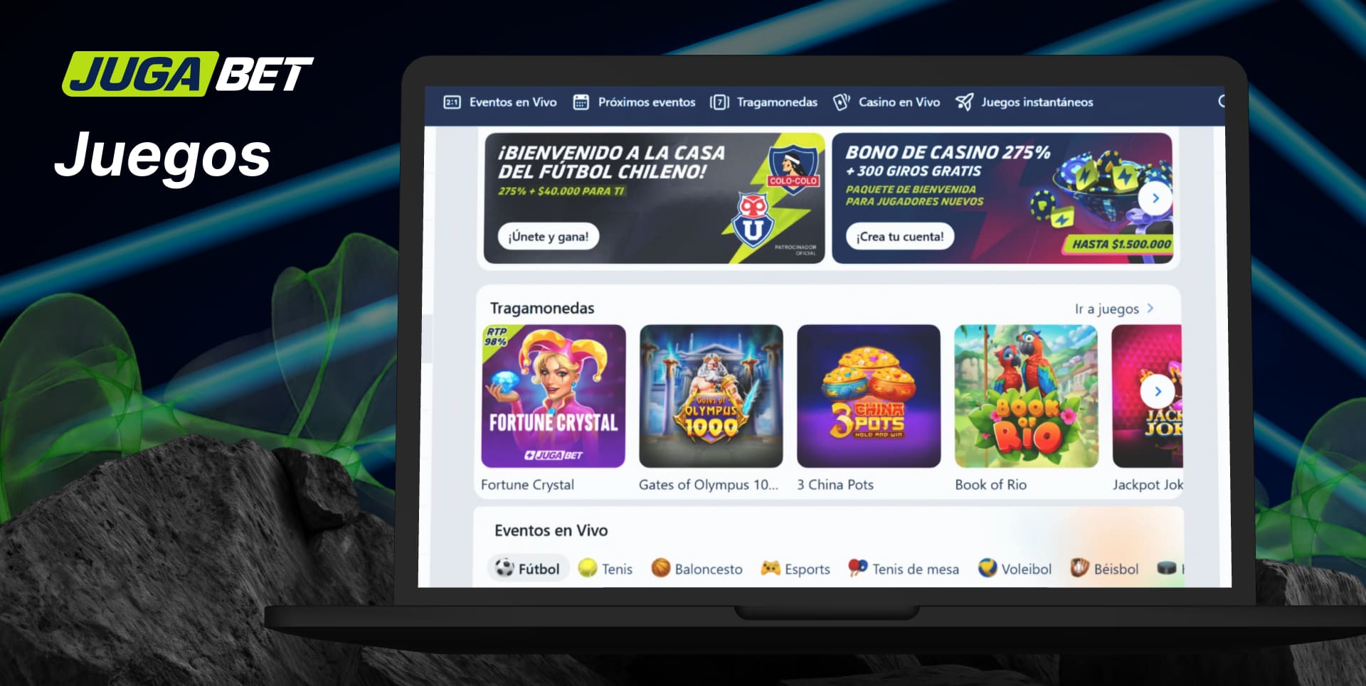 Jugabet Chile otras ofertas de juegos de la plataforma y sus ventajas